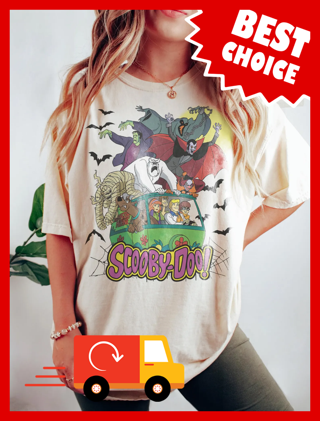 Scooby Doo Halloween Shirt, Horror Movie Shirt, Cartoon Scooby Doo Tee