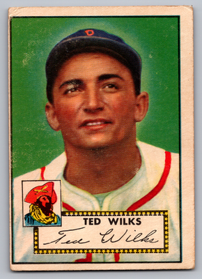#ad 1952 TOPPS #109 TED WILKS PIRATES $13.00