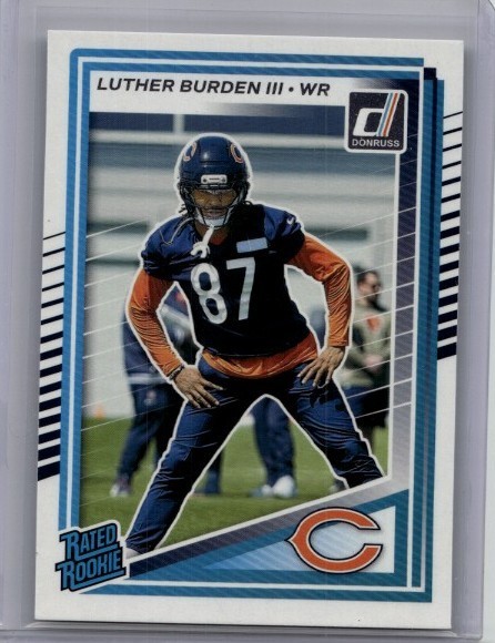 2025 Panini Donruss - Rated Rookie Luther Burden #395 (RC)