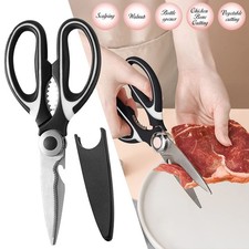 Stainless Steel Kitchen Shears Heavy Duty Scissors for Meat Fish Chicken Bones