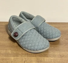 Vionic Women's 6 Jackie Green Loafer Non-Slip Quilted Comfort Adjustable Shoe