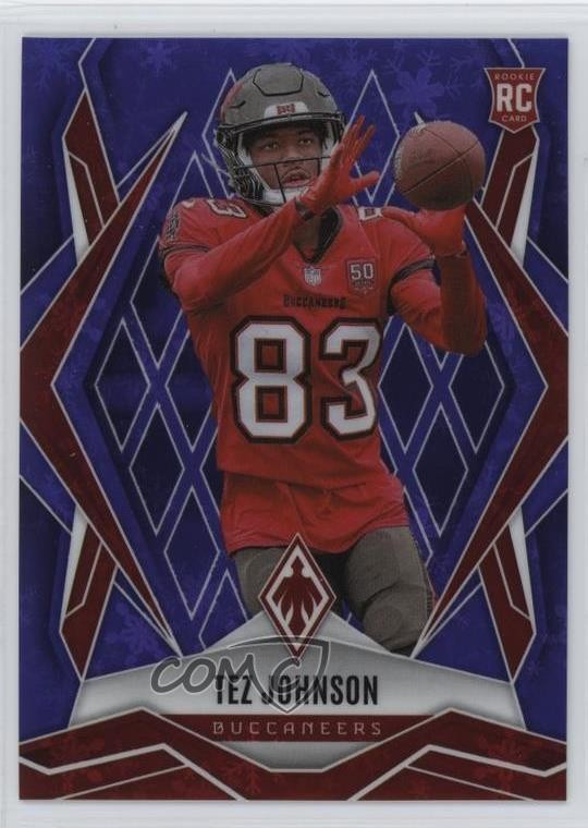 2025 Panini Phoenix Rookies Purple Winter 163/249 Tez Johnson #166 10ps