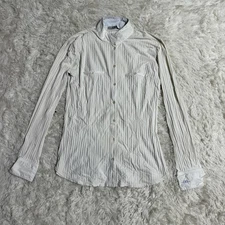 Women’s Medium White Alessandro Albanese Long Sleeve Horseback Riding Show Shirt