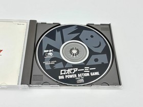 Robo Army Neo Geo CD Japan CIB Manual Tested Authentic