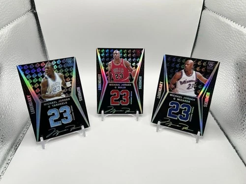 New ListingEpic Michael Jordan Legendary Numbers Jersey Swatch 3 Card Refractor Set