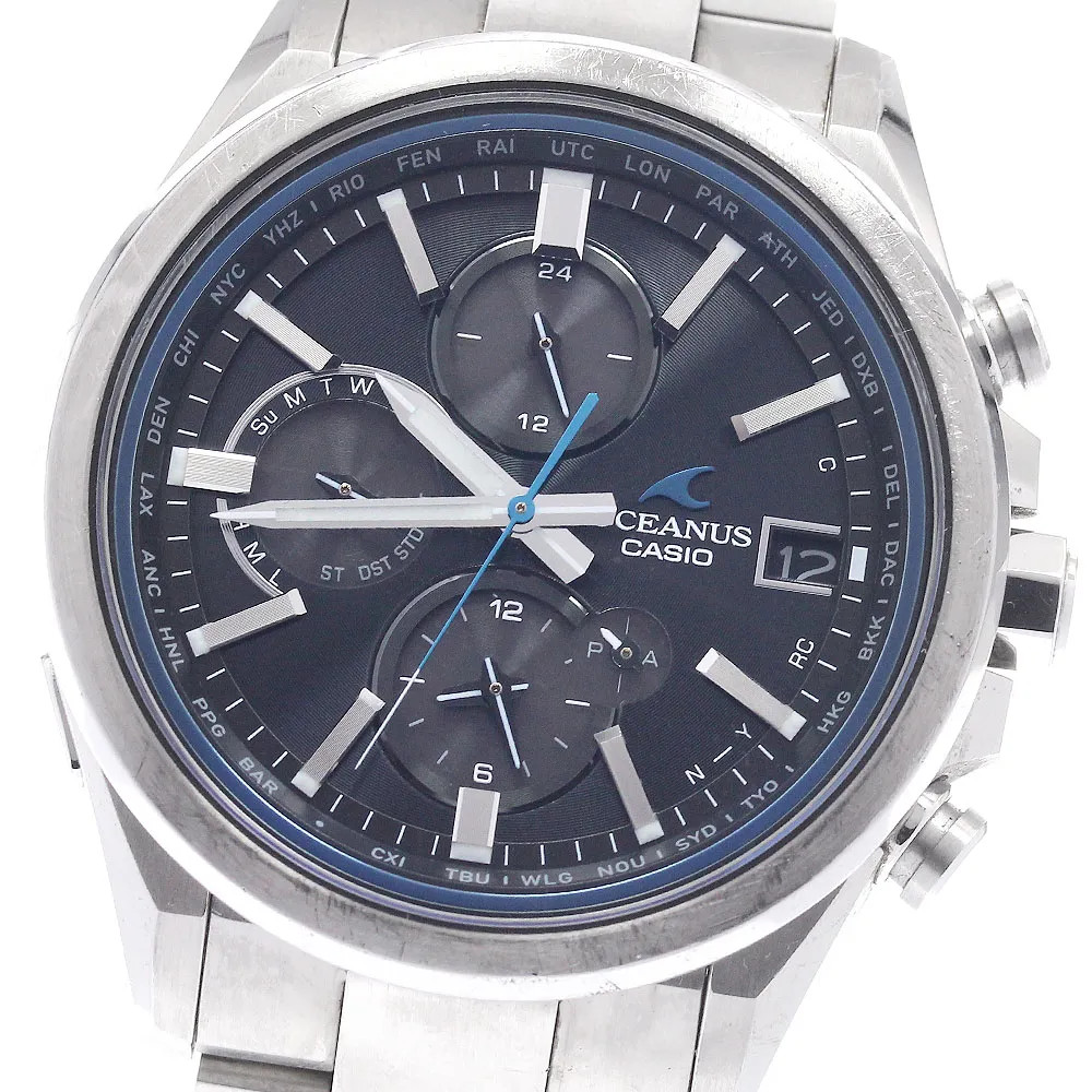 Casio OCEANUS(オシアナス) OCW-T4000 Casio OCW-T4000-1AJF Oceanus Classic Line Day-Date Solar Radio