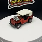 Vintage Hot Wheels Redline Grass Hopper Red - Excellent Condition, Repro Top