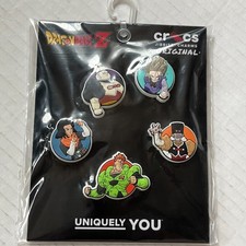 Official Crocs Dragon Ball Z Androids Jibbitz 5-Pack New DBZ Charms Original