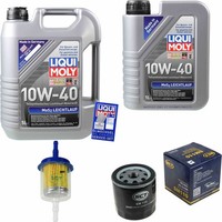 Inspektionskit Filter Liqui Moly ÖL 6L 10W-40 FüR Fiat Fiorino Kasten 146 Uno