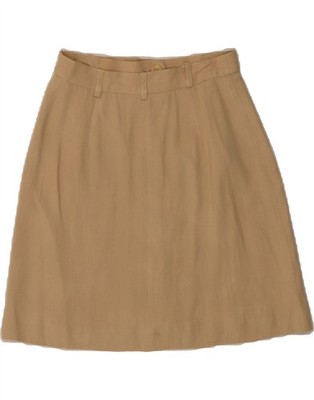 MAX & CO. Womens A-Line Skirt UK 6 XS W24  Beige AJ08