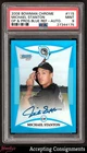 2008 Bowman Chrome Draft Blue Giancarlo Stanton 1st ROOKIE AUTO 069/150 PSA 9