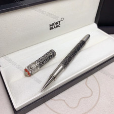 Montblanc Silver Skeleton Rollerball Pen Luxu...