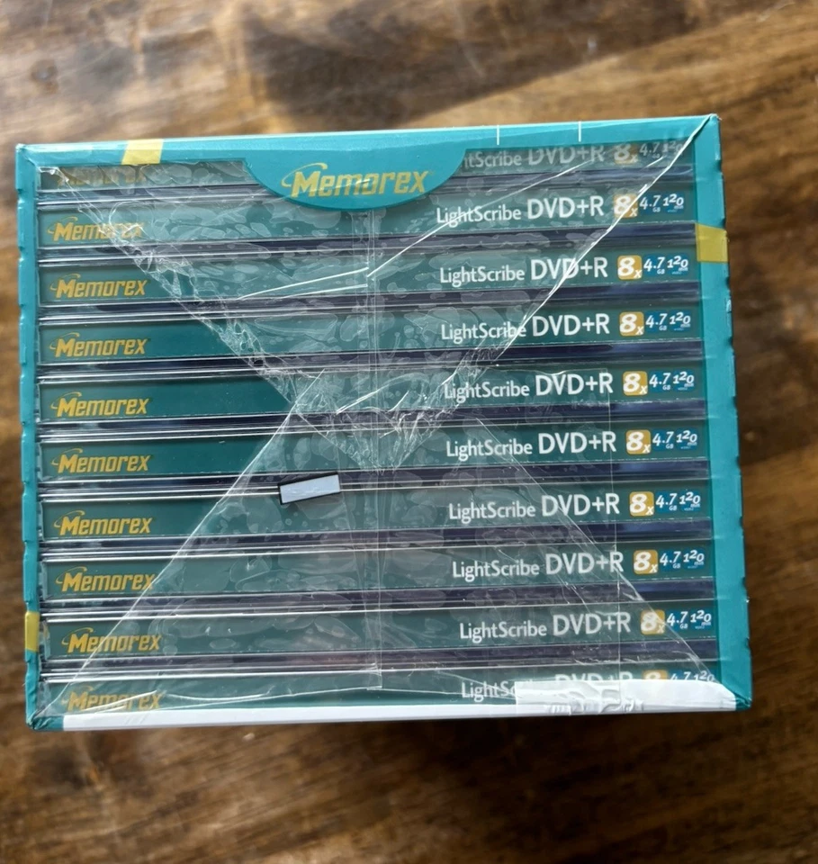 Memorex DVD+R Light Scribe 8x 4.7GB 120Min New Sealed 2 x 10 PK Pack - Image 2 of 4