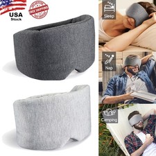 Adjustable Light Blocking Cotton Eye Mask Super Soft Travel Portable Sleep Mask