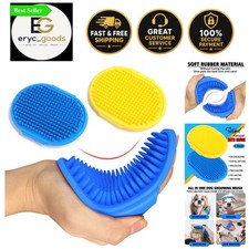 Adjustable Dog Grooming Brush  Pet Massage Bath Brush for All Fur Types