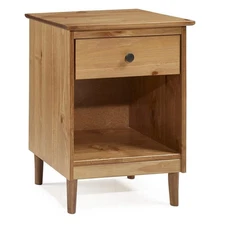 Pemberly Row 1 Drawer Nightstand in Caramel