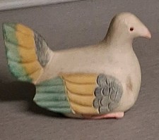 HAND CARVED AND HAND PAINTED DOVE. very nice piece