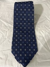 Lauren Ralph Lauren Silk Blend Tie Hand Finished USA Blue Multi