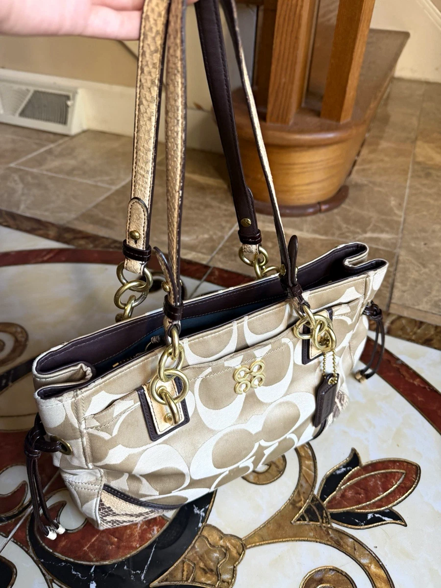 25+ Coach Satchel/Top Handle Bag Beige Bags & Handbags for Women
