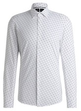 Boss Mens Kent Performance Stretch Slim Fit Dress Shirt 15 White - NWOT 228