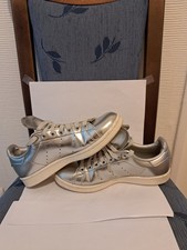 BASKET ADIDAS STAN SMITH SILVER METALLIC FW 5577