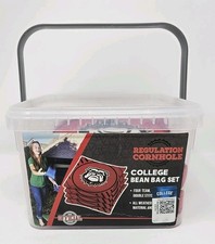 Wild Sports College Reg 6" X 6" Bean Bag Set 16 oz Cornhole UGA Georgia Bulldogs