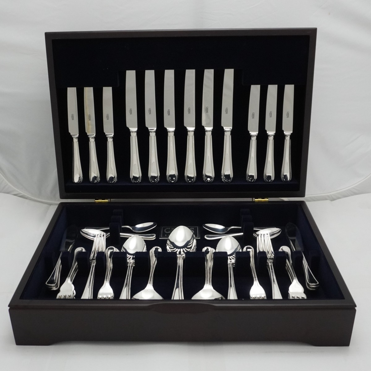 BEAD Design Carrs Sheffield Silver Service 56 Piece Canteen of