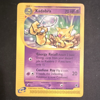 Nintendo Kadabra 84/165 Expedition Regular Uncommon Stage 1 70 HP ENG 2002