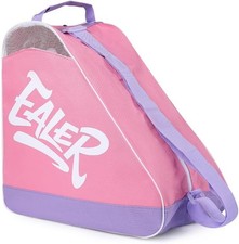 Heavy-Duty Waterproof Skate Bag W/ Adjustable Shoulder Strap   Fits Ice Hockey