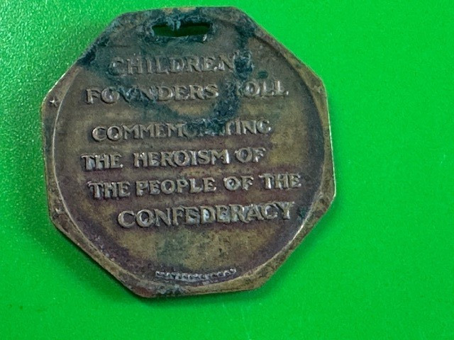 MB-007 Stone Mtn Georgia Bronze Gutzon Borglum 1924 Medal Children’s Founders