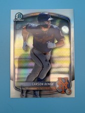 2025 Bowman Draft - Chrome Carson Benge #BDC-138 Refractor (RC)