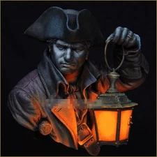 1:10 Scale Die Cast Resin Figure Model Assembly Kit Resin Bust Unpainted DIY Toy