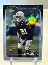 2024 Topps Chrome Caelen Carson RC #276 Refractor Dallas Cowboys