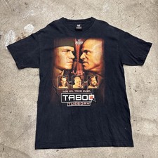 🔥WWE 2005 RAW Taboo Tuesday John Cena Kurt Angle Promo T-Shirt Sz L 21x30.5