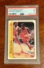 1986 Michael Jordan Fleer Sticker #8 Card PSA EX 5 Rookie RC