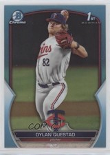 2023 Bowman Draft Chrome Sky Blue Refractor Dylan Questad #BDC-25 5b1