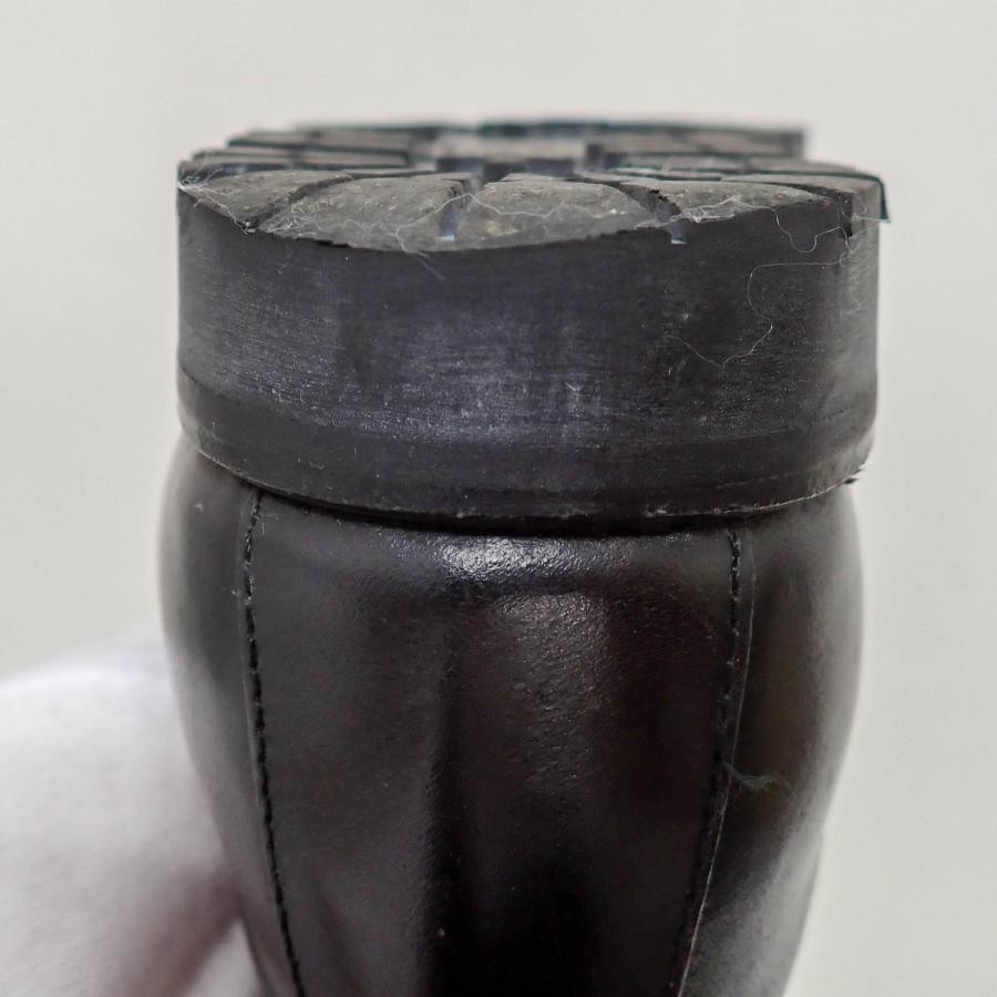 GUCCI Boots Heel Horsebit Leather Black EU35/US5 107389c thumbnail 22