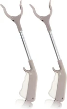 2 Pack Grabber Reacher Tool 16" Trash Picker Stick Claw Arm Extender