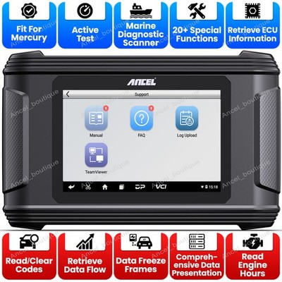 ANCEL MR500 Marine Code Reader Fit For Mercury Jet Ski Outboard Full System Scan