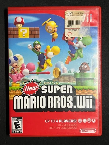 New Super Mario Bros. Wii Nintendo Wii Complete Cib