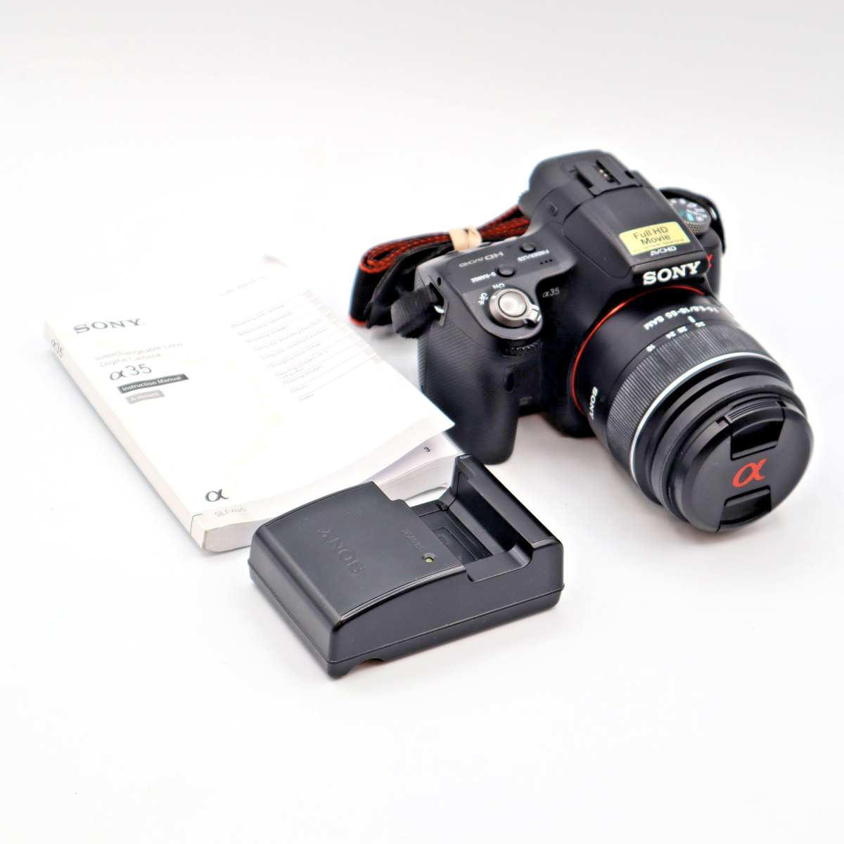 Sony Alpha SLT-A35 16.2MP Digital SLR Camera Black Kit w/ DT SAM 