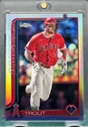 MIKE TROUT RARE HOLO REFRACTOR CHROME SPORTS CARD TOPPS ANGELS MINT