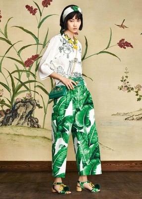 Women Dolce & Gabbana Trousers White 38 / M / 46 #3CXG