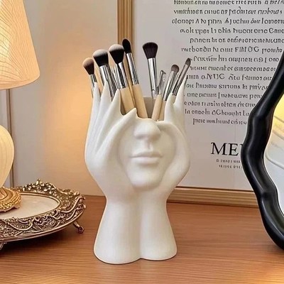 1 Stück Handgefertigt Kreativ Mensch Körper Kunst Make-up Pinsel Halter - Ein Einzigartig und Kreativ