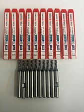 SwissTech 6 Slot Drill | 3mm | 3 Flute | Weldon Shank | HSS TiCN | 10pcs