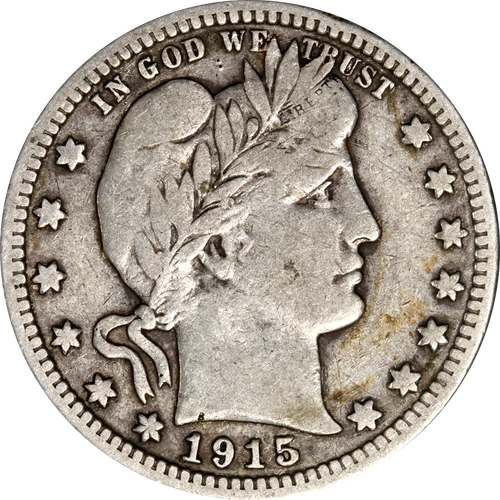 1915-P Barber Quarter
