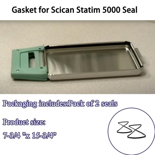 XYgdhqpt Dichtung (2er Pack Dichtungen) passend für Scican Statim 5000 Dichtung - Schwarz - Bild 2 von 7