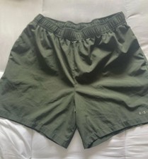 ASOS Dark forest green lined shorts Size L