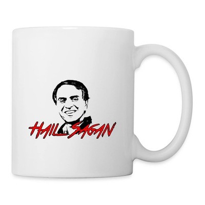 Hail Sagan Funny Universe Science Coffee/Tea Mug, One Size, white