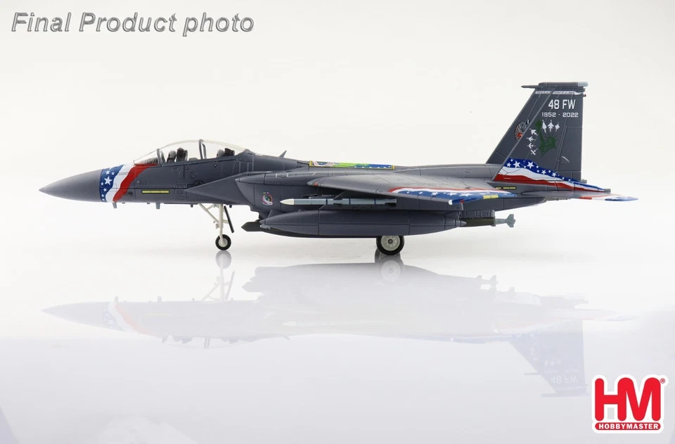 Hobby Master 1/72 HA4539 F-15E Strike Eagle USAF 48th FW Liberator, Lakenheath - Immagine 4 di 4